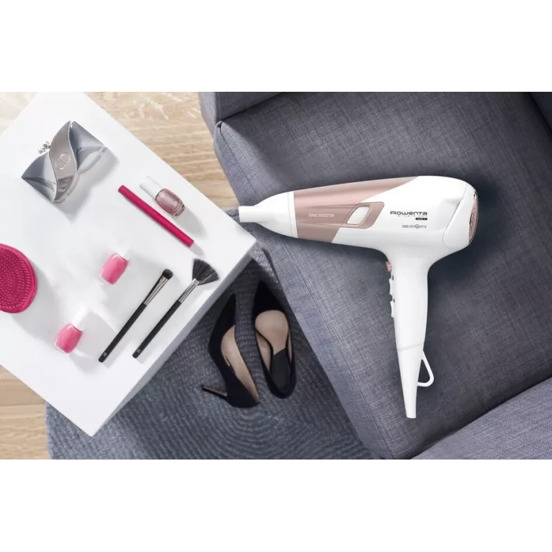 Rowenta Studio Dry CV5830 hiustenkuivaaja 2300 W beige, valkoinen