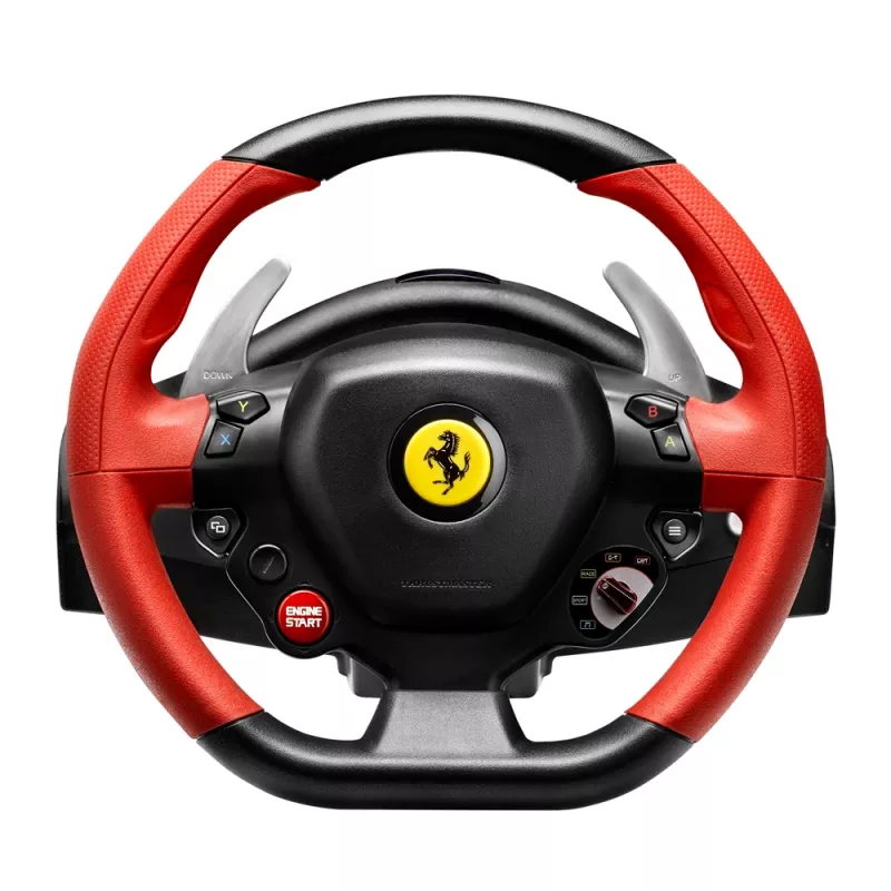 Thrustmaster Ferrari 458 Spider musta, punainen USB ratti + polkimet Xbox One