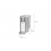 Unold Ava -vedenkeitin 2,5 l 2600 W hopea, valkoinen