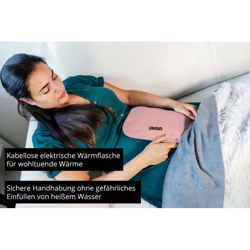 Unold 86014 sähköinen lämpötyyny 380 W pinkki
