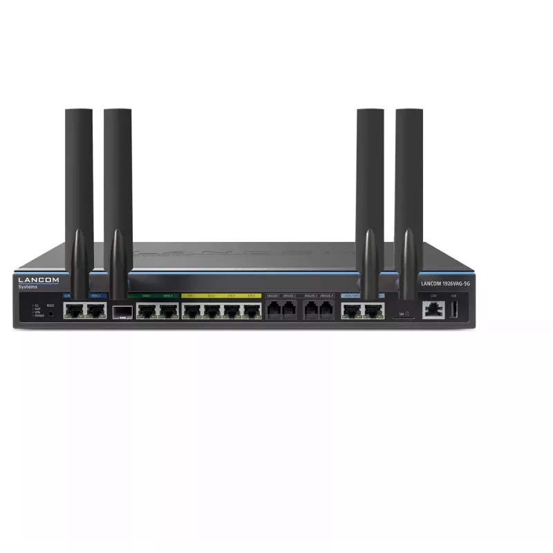 Langallinen reititin Lancom Systems 1926VAG-5G Gigabit Ethernet musta