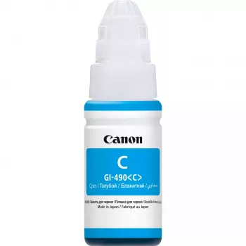 Canon GI-490C, syaani, Canon, 70 ml, Japani, 1 kpl