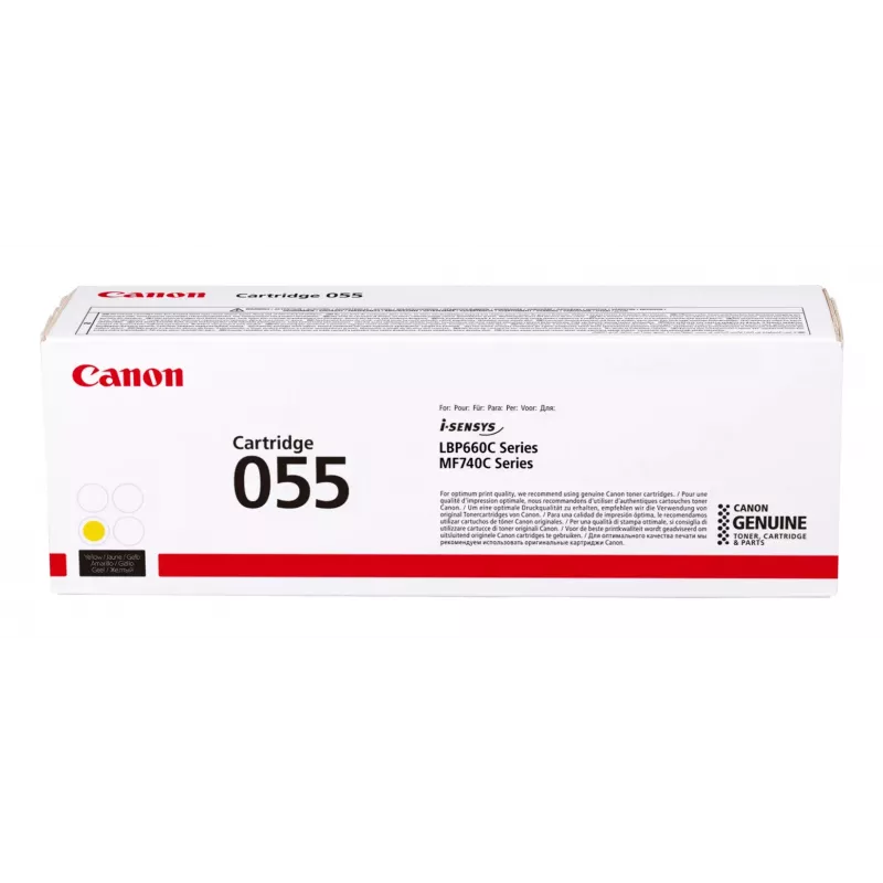 Canon 055 värikasetti 1 kpl alkuperäinen keltainen