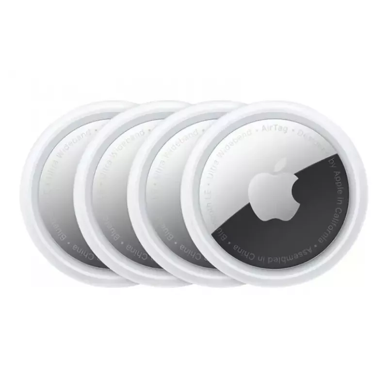 Finder Apple AirTag hopea valkoinen
