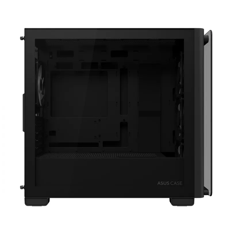 ASUS A23 PLUS TG ARGB musta, PC, musta, micro ATX, Mini-ITX, monivärinen, 16,5 cm, 38 cm
