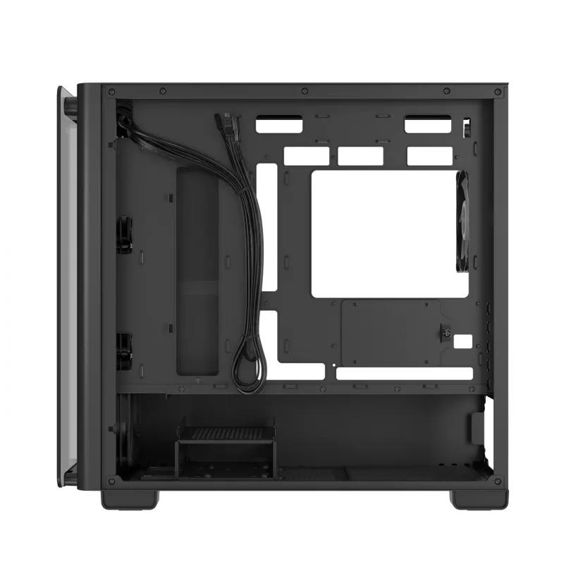 ASUS A23 PLUS TG ARGB musta, PC, musta, micro ATX, Mini-ITX, monivärinen, 16,5 cm, 38 cm