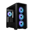 ASUS A23 PLUS TG ARGB musta, PC, musta, micro ATX, Mini-ITX, monivärinen, 16,5 cm, 38 cm