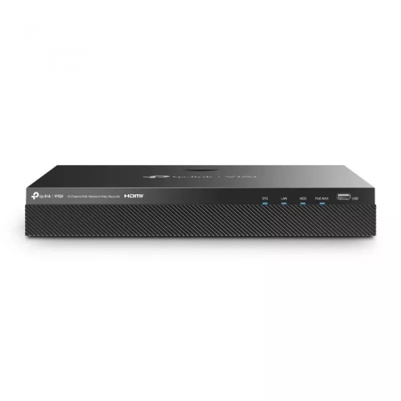 TP-Link VIGI NVR2016H-16MP verkkotallennin musta