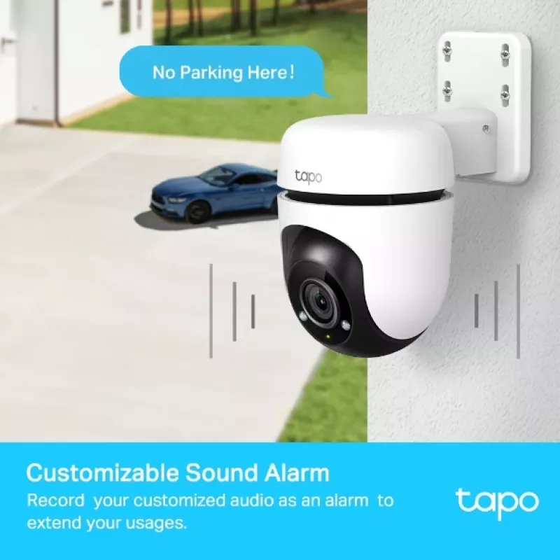 TP-Link Tapo Outdoor Pan/Tilt Security WiFi -kamera, IP-valvontakamera, sisä- ja ulkokäyttöön, langaton, Amazon Alexa & Google Assistant, sisäkäyttöön, CE, FCC, RoHS, RCM