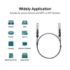 TP-Link 1M Direct Attach SFP+ -kaapeli 10 Gigabit -yhteyksiin