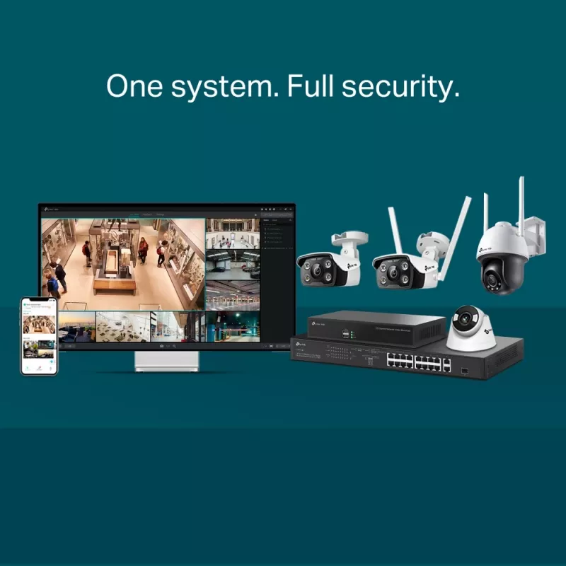 TP-Link VIGI 4MP Outdoor Full-Color Wi-Fi Bullet -verkkokamera
