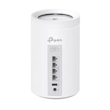 TP-Link BE9300 Whole Home Mesh Wi-Fi 7 -yksikkö (tri-band), valkoinen, sisäkäyttöön, mesh-järjestelmä, tri-band (2,4 GHz / 5 GHz / 6 GHz), Wi-Fi 7 (802.11be), 11000 Mbit/s