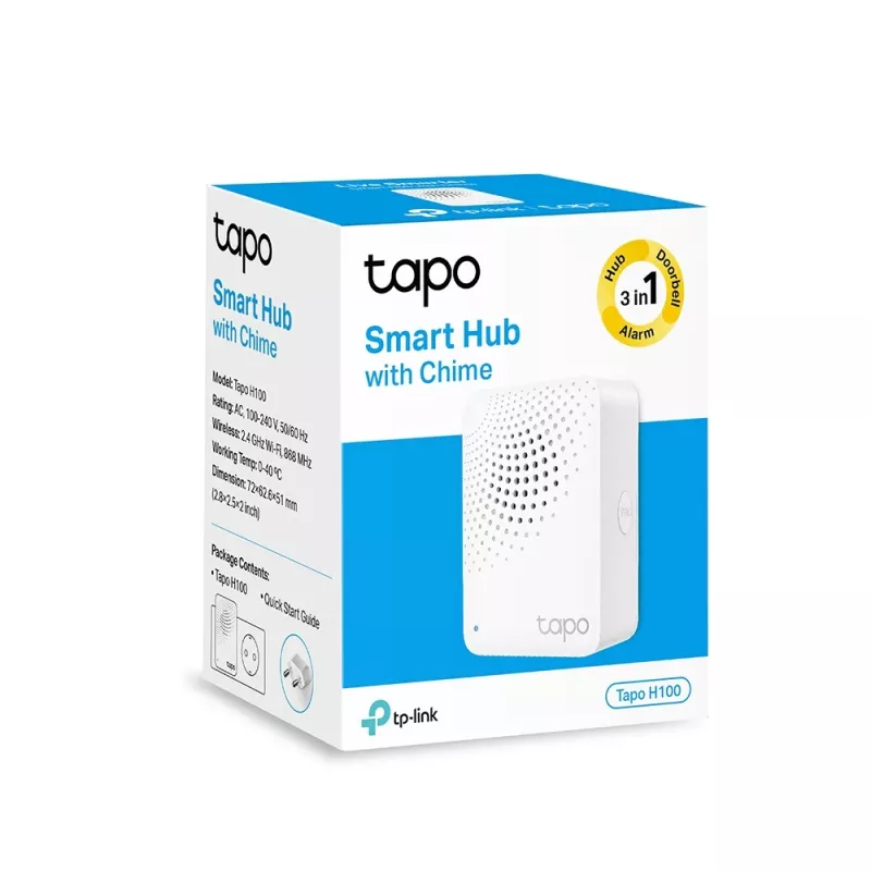 TP-Link Tapo Smart IoT Hub kellolla, valkoinen, IoT Hub