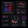 TP-Link AXE5400 Wi-Fi 6E Bluetooth 5.2 PCIe -adapteri, sisäinen, langaton, PCI Express, WLAN / Bluetooth, 5400 Mbit/s, musta, punainen