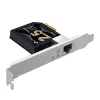 TP-Link 2.5 Gigabit PCIe -verkkosovitin, sisäinen, langallinen, PCI Express, Ethernet, 2500 Mbit/s, musta, harmaa