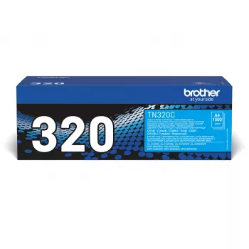 Brother TN-320C värikasetti 1 kpl alkuperäinen syaani