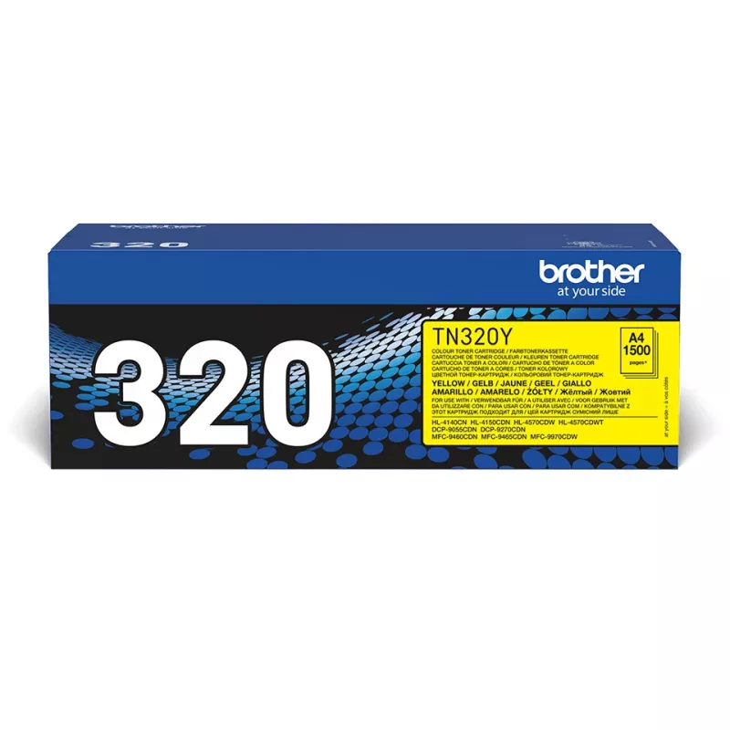 Brother TN-320Y värikasetti 1 kpl alkuperäinen keltainen