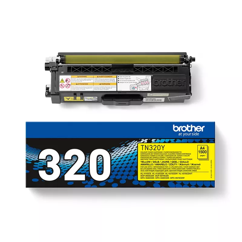 Brother TN-320Y värikasetti 1 kpl alkuperäinen keltainen