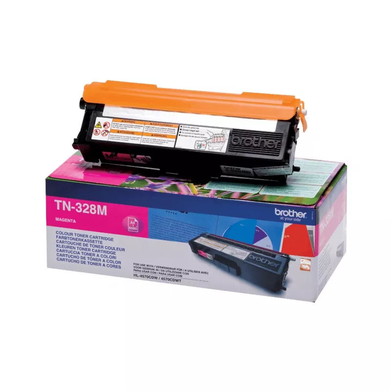 Värikasetti Brother TN-328M 1 500 sivua magenta