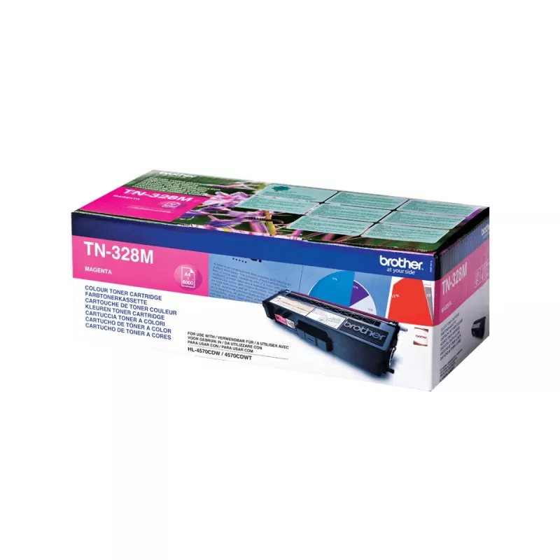Värikasetti Brother TN-328M 1 500 sivua magenta