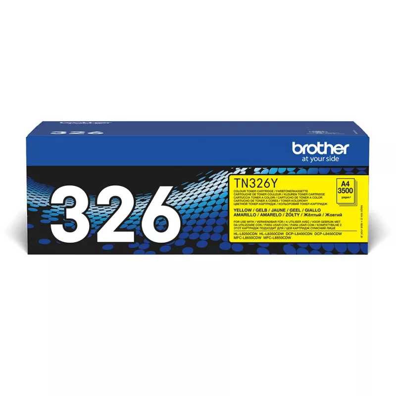 Brother TN-326Y värikasetti 1 kpl alkuperäinen keltainen