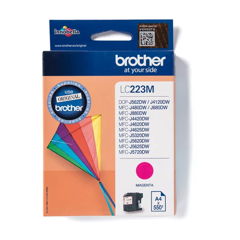 Brother LC223M mustepatruuna 1 kpl alkuperäinen magenta