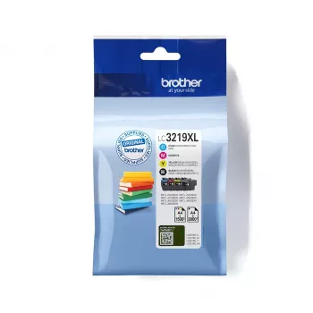 Brother LC3219XLVAL värikasetti, 4 kpl, alkuperäinen musta, syaani, magenta, keltainen