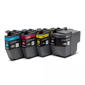 Brother LC3219XLVAL värikasetti, 4 kpl, alkuperäinen musta, syaani, magenta, keltainen