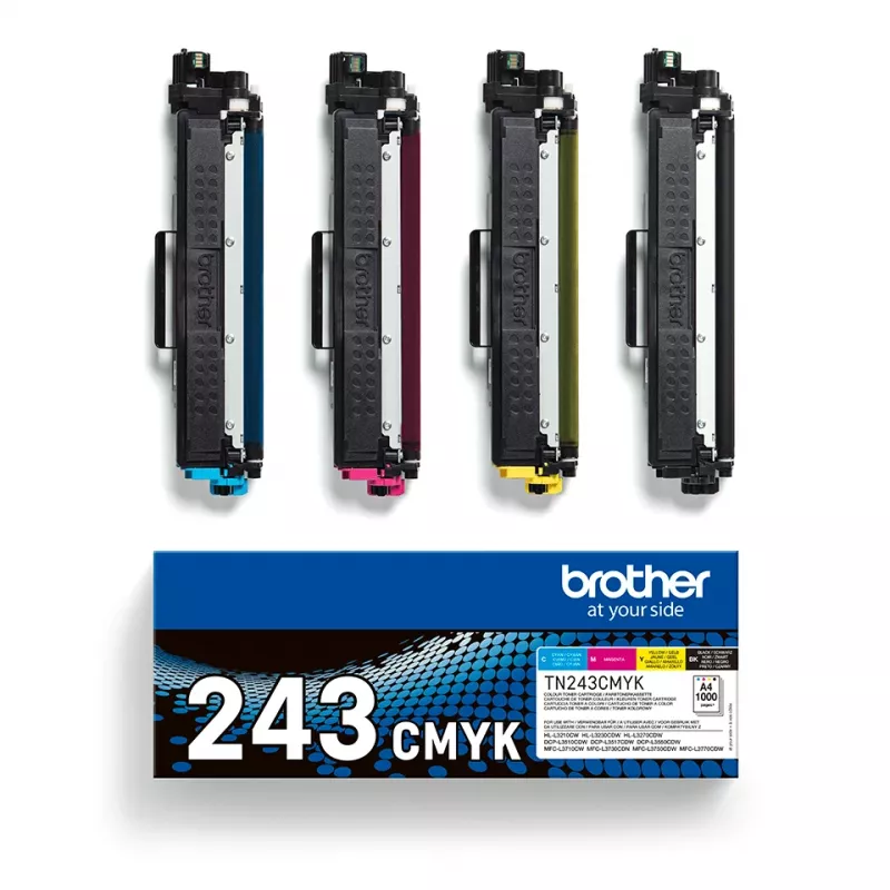 Brother TN-243CMYK värikasetti 1 kpl alkuperäinen musta, syaani, magenta, keltainen