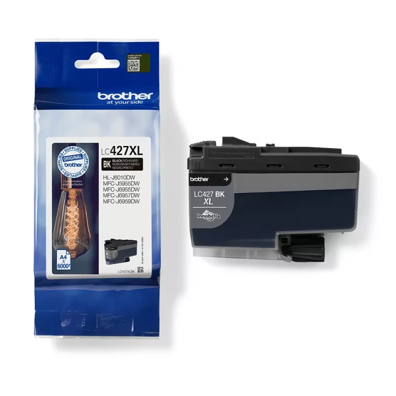 Brother LC-427XLBK mustepatruuna 1 kpl alkuperäinen High (XL) Yield musta