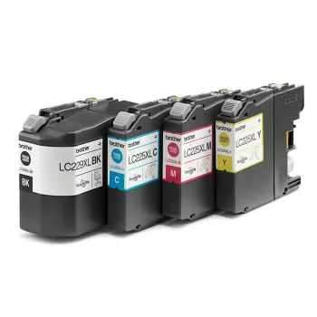 Brother LC229XLVALBPDR mustepatruuna 4 kpl alkuperäinen musta, syaani, magenta, keltainen
