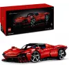 LEGO Technic rakennussarja Ferrari Daytona SP3 mittakaavassa 1:8, 3 778 osaa, punainen, 6,99 kg