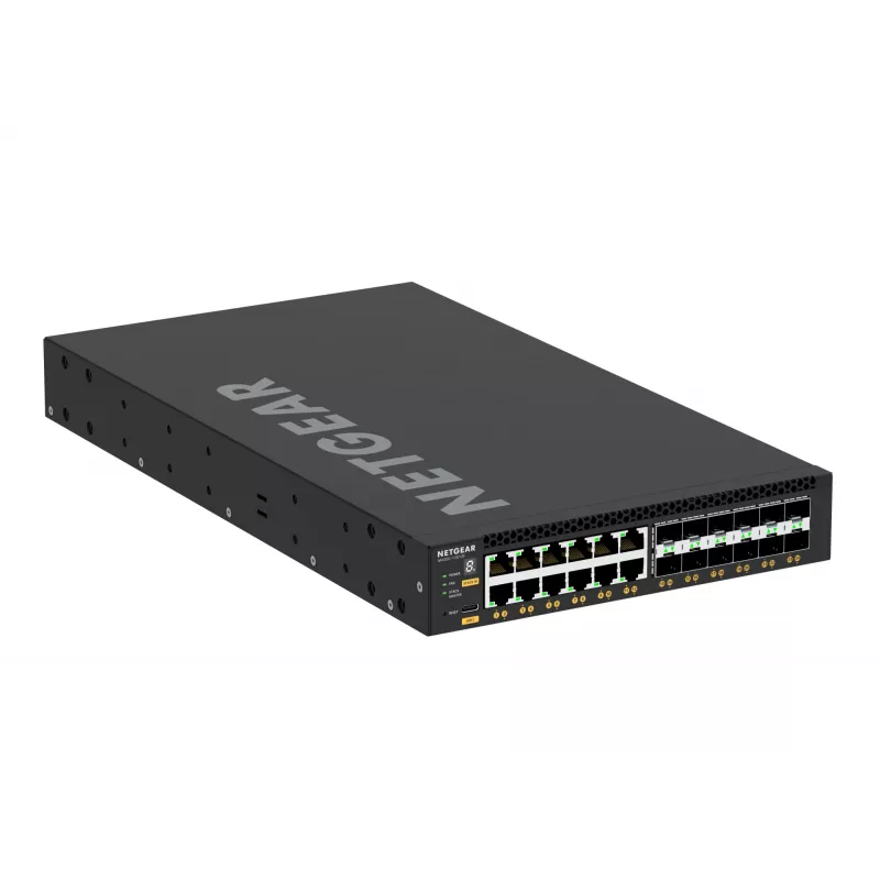 NETGEAR M4350-12X12F hallittava L3 10G Ethernet (100/1000/10000) 1U musta