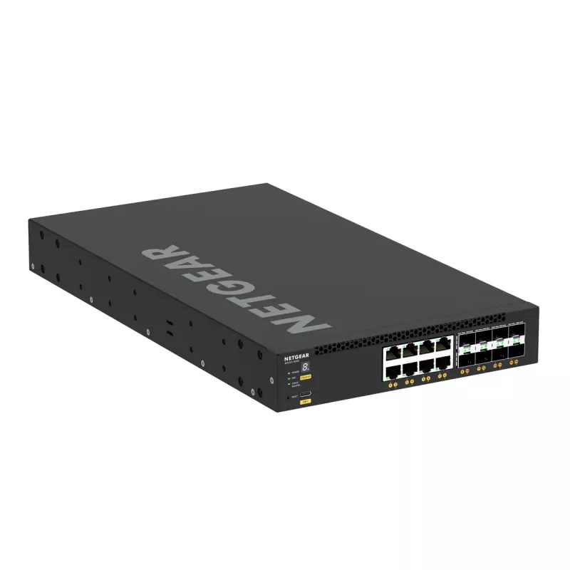 NETGEAR M4350-8X8F hallittava L3 10G Ethernet (100/1000/10000) 1U musta