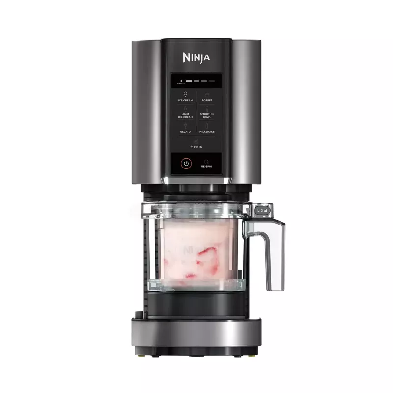 Perinteinen jäätelökone Ninja NC300EU 1,4 L, 800 W, musta/hopea, 3 astiaa