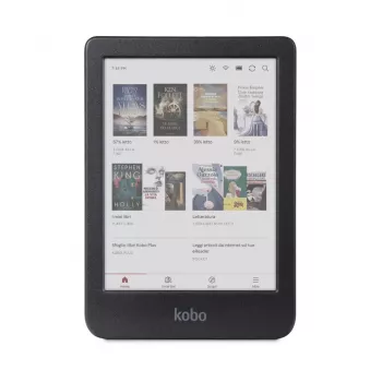 E-kirjan lukija Kobo Clara Colour 16 GB Wi‑Fi E Ink Kaleido, 6 tuuman 1448×1072, 1500 mAh, Bluetooth, USB‑C