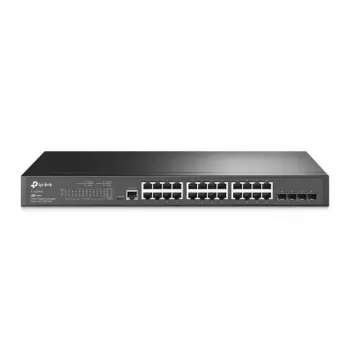 TP-Link Omada 24-porttinen Gigabit L2+ hallittava kytkin 4 SFP+-paikalla