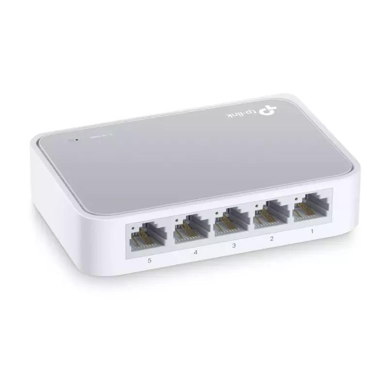 TP-Link TL-SF1005D 5-porttinen 10/100Mbps pöytäkoneen kytkin (TL-SF1005D)