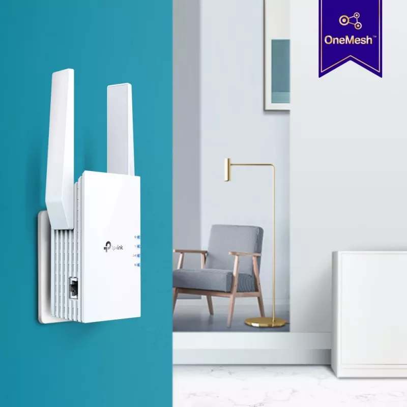 Verkkotoistin TP-Link AX1800 WiFi 6 -laajennin RE605X