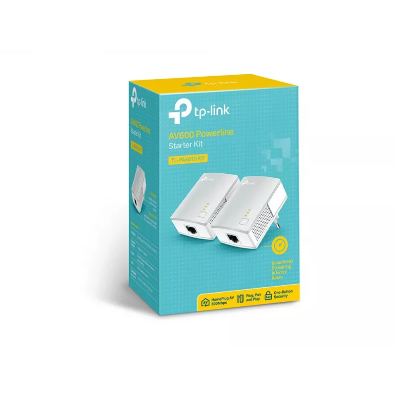 TP-Link TL-PA4010KIT 600 Mbit/s Ethernet LAN valkoinen 2 kpl