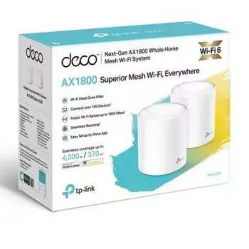 TP-Link AX1800 Whole Home Mesh Wi-Fi 6 -järjestelmä, 2 kpl:n pakkaus