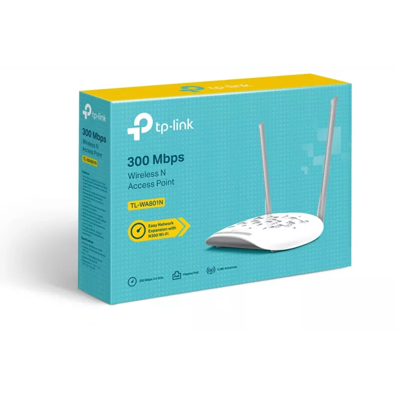 TP-Link TL-WA801N langaton tukiasema 300 Mbit/s valkoinen Power over Ethernet (PoE)