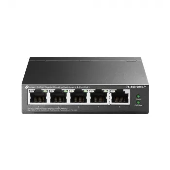 TP-Link TL-SG1005LP verkkokytkin hallitsematon Gigabit Ethernet (10/100/1000) Power over Ethernet (PoE) musta