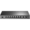 TP-Link TL-SG1210P verkkokytkin hallitsematon Gigabit Ethernet (10/100/1000) Power over Ethernet (PoE) harmaa