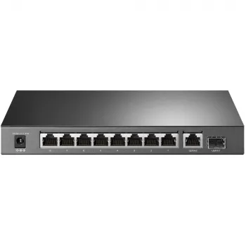 TP-Link TL-SG1210P verkkokytkin hallitsematon Gigabit Ethernet (10/100/1000) Power over Ethernet (PoE) harmaa