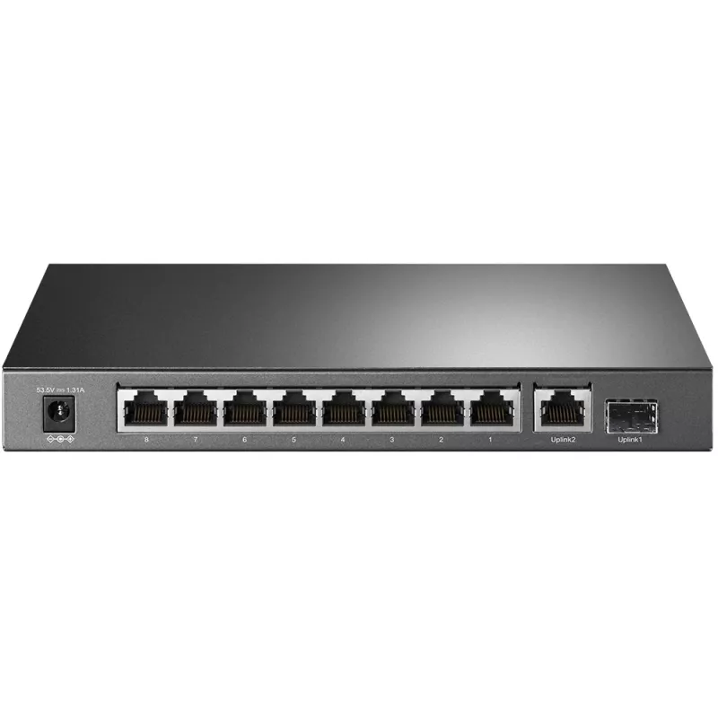 TP-Link TL-SG1210P verkkokytkin hallitsematon Gigabit Ethernet (10/100/1000) Power over Ethernet (PoE) harmaa