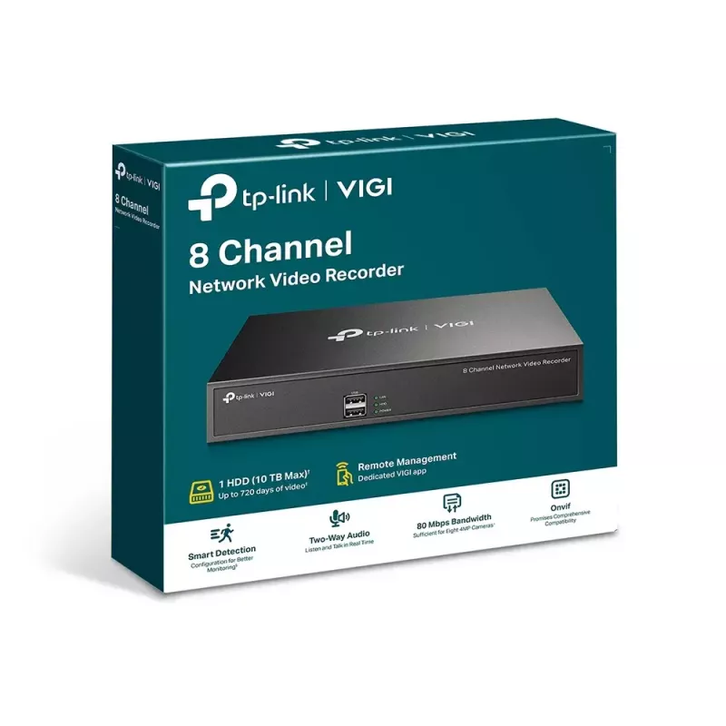 TP-LINK VIGI 8-kanavainen verkkotallennin