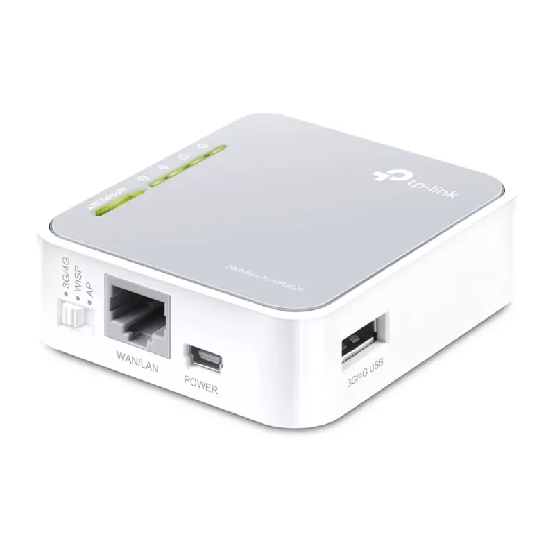 TP-Link TL-MR3020 WLAN-reititin Fast Ethernet yksikaista (2,4 GHz) 4G hopea, valkoinen