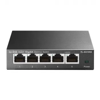 Hallitsematon kytkin TP-Link TL-SG105S 5-porttinen 10/100/1000Mbps