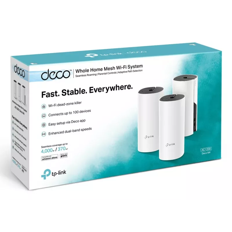 TP-Link AC1200 Whole-Home Mesh Wi-Fi -järjestelmä (3 kpl:n pakkaus)